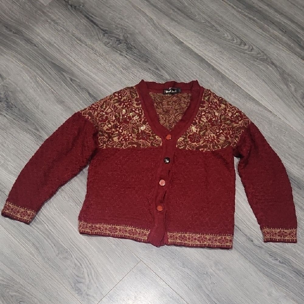 Vintage Wool Park Wool Cardigan Sweater